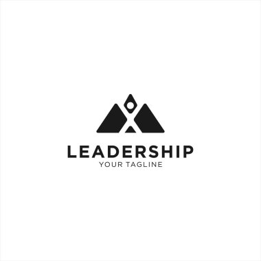 İnsan soyut Logo tasarım şablonu