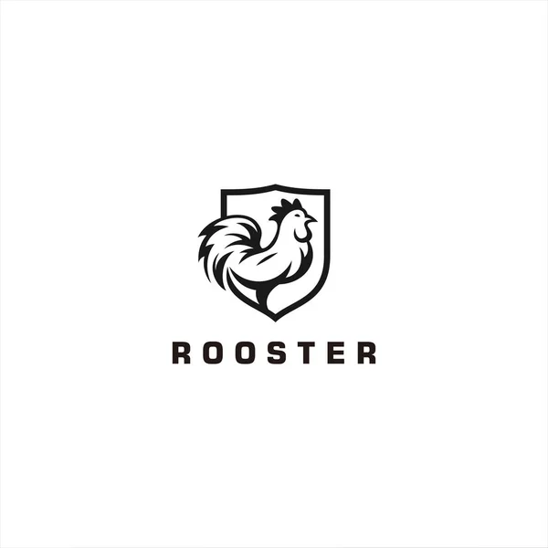 Шаблон дизайна Simply Rooster — стоковый вектор
