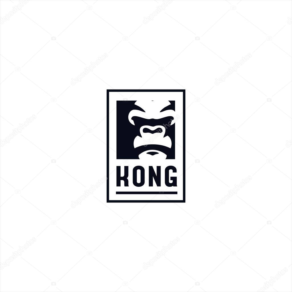 King Kong logo design template