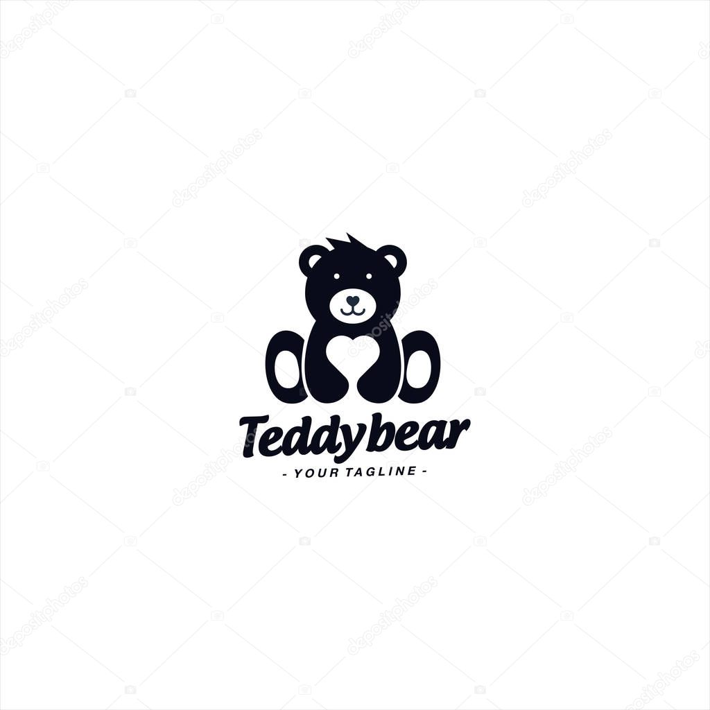 Teddy Bear logo design template inspiration idea