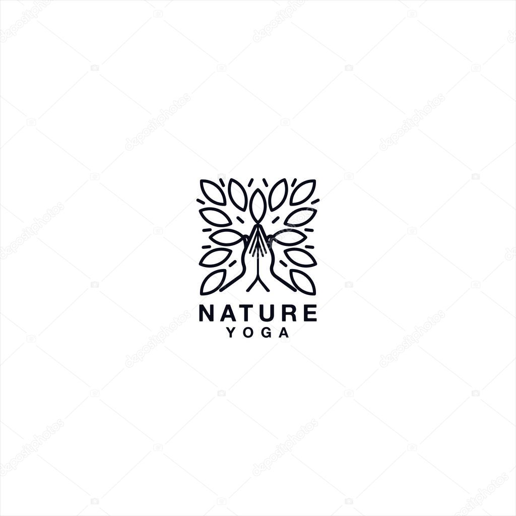 Yoga Logo Design Template idea