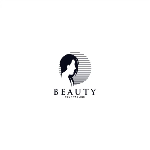Schönheit Logo Design Vorlage Inspiration — Stockvektor
