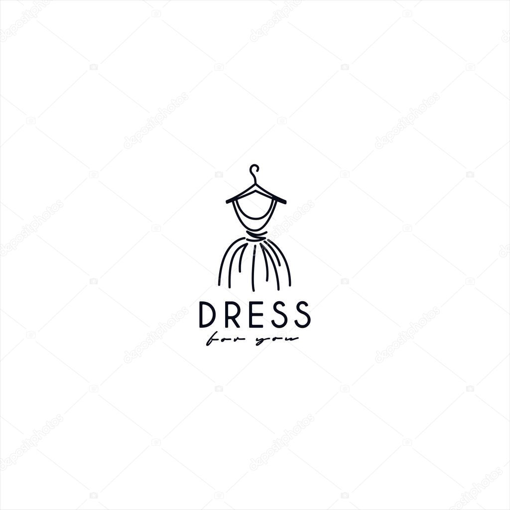 Fashion for Girl logo design template idea