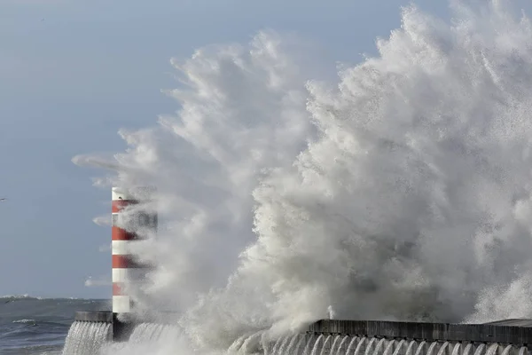 Grande vague éclaboussure — Photo