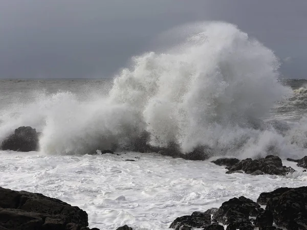 海洋波のスプラッシュ — ストック写真