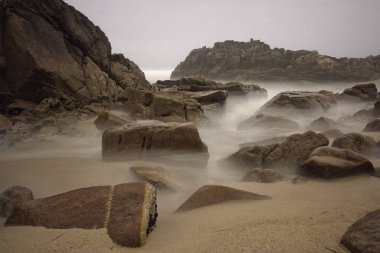 Rocky plajı uzun pozlama