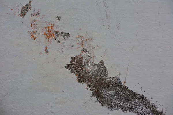 Ancien Mur Béton Peint Endommager Surface Texture Fond — Photo