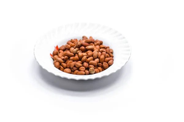 Peanuts Isolated White Background — Stock Photo, Image
