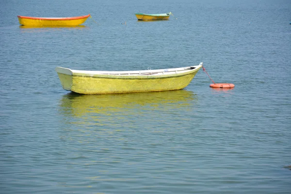 Barcos Lago Superior Bhopal Que También Conoce Como Ciudad Los — Foto de Stock
