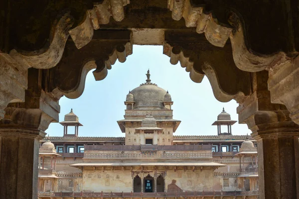 Orchha Madhya Pradesh India Marzo 2020 Jahangir Mahal Orchha Fort — Foto Stock