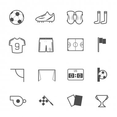 Futbol Simgeleri seti, Vektör çizimi