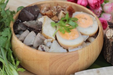 Şehriye rulo çorbası ile pork, Çin yemeği