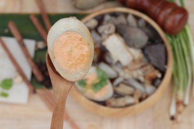 Şehriye rulo çorbası ile pork, Çin yemeği