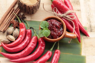 Kore kırmızı biber gochujang yemek pişirmek için