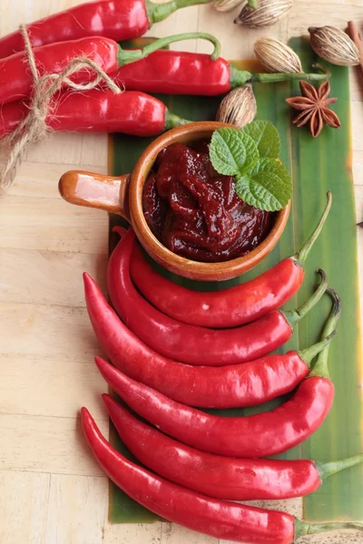 Gochujang de pimienta roja coreana para cocinar — Foto de Stock