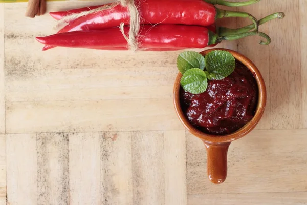 Koreanska röd paprika gochujang för matlagning — Stockfoto