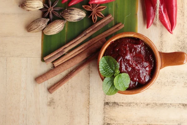 Koreanska röd paprika gochujang för matlagning — Stockfoto