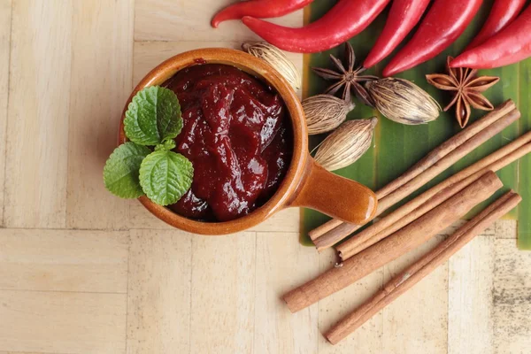 Koreanska röd paprika gochujang för matlagning — Stockfoto