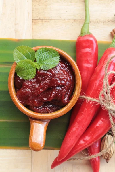 Korean red pepper gochujang for cooking — Stock Photo, Image