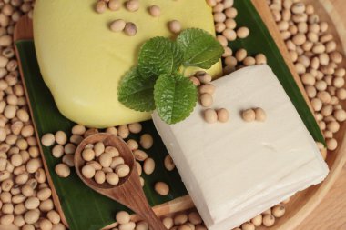 Tofu yemek ve soya tohumu için