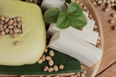 Tofu yemek ve soya tohumu için