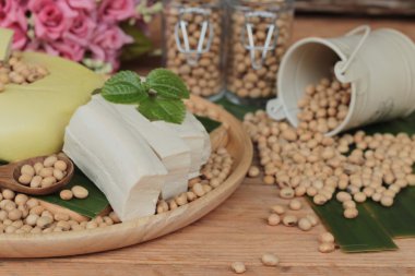 Tofu yemek ve soya tohumu için