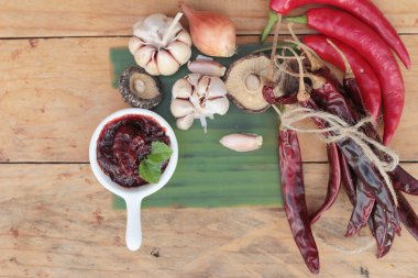 Kore kırmızı biber Yapıştır gochujang yemek pişirmek için