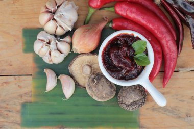 Kore kırmızı biber Yapıştır gochujang yemek pişirmek için