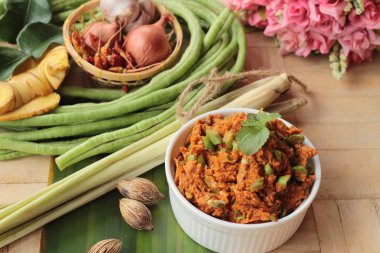 Yapma balık patty ile baharatlı kızarmış için