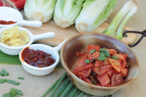 Kimchi tradiční korejské jídlo je vynikající — Stock fotografie