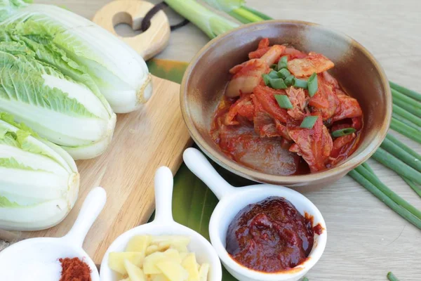 Kimchi tradiční korejské jídlo je vynikající — Stock fotografie