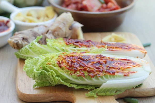 Kimchi of korean food traditional is delicious — Stock Photo, Image