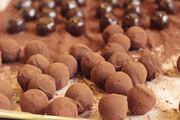 Na čokoládové sladké pečivo je výborné. — Stock fotografie