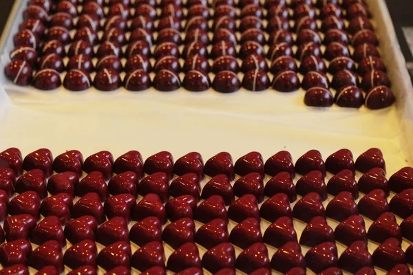 Maken van chocolade is heerlijk — Stockfoto