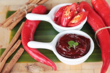 Kore kırmızı biber Yapıştır gochujang yemek pişirmek için