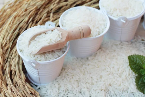 Arroz jazmín en el mercado — Foto de Stock