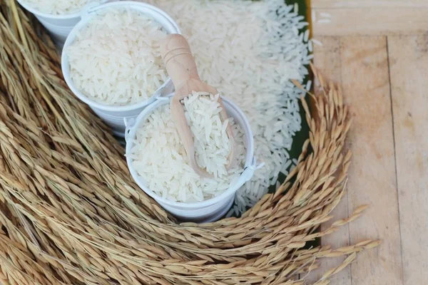 Le riz au jasmin sur le marché — Photo