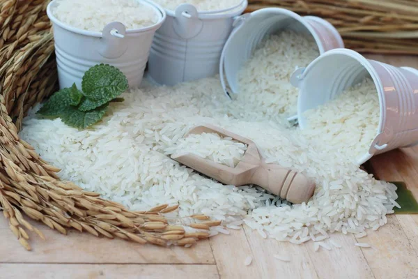 Le riz au jasmin sur le marché — Photo