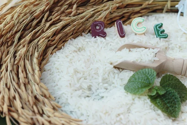 Ryż jaśminowy na rynku — Zdjęcie stockowe