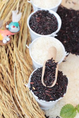 Yasemin pirinç ve organik riceberry pirinç