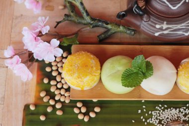 Festival moon pasta - Çin kek ve çay