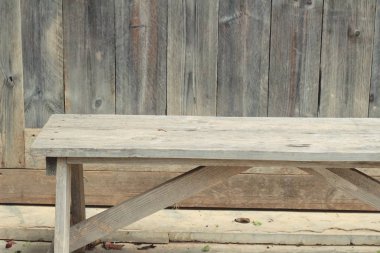 Bahçe vintage tarzı ahşap sandalye