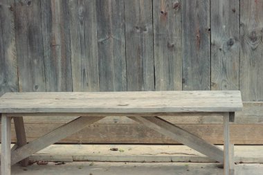 Bahçe vintage tarzı ahşap sandalye