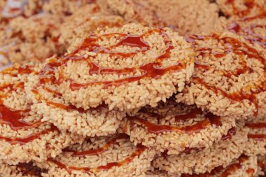 Şeker, Asya gıda tarzı ile yapışkan pirinç