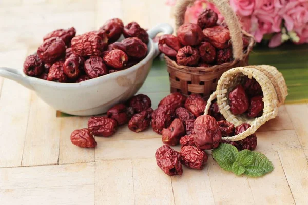 Gedroogde jujube fruit is lekker — Stockfoto