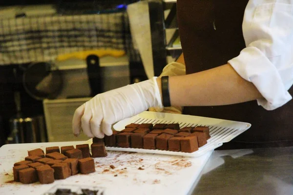 Čokoláda na sladké je vynikající — Stock fotografie