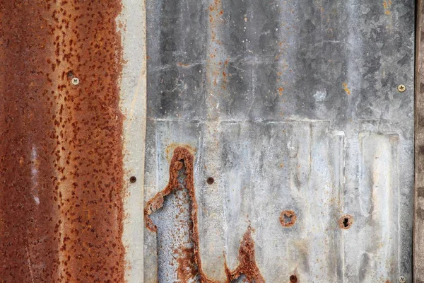 さびたパターン テクスチャと古い亜鉛背景 — ストック写真