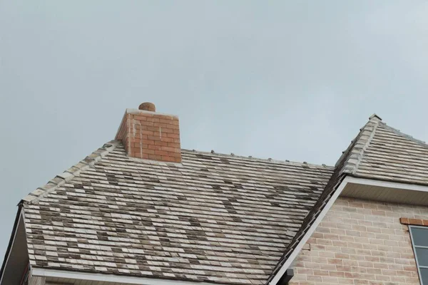 Buildings against the sky at vintage style — Stock Photo, Image