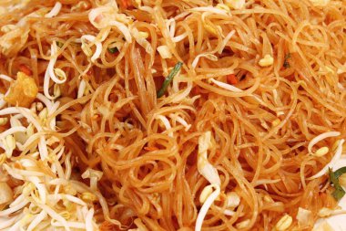 Fried noodle karides içinde belgili tanımlık çarşı ile