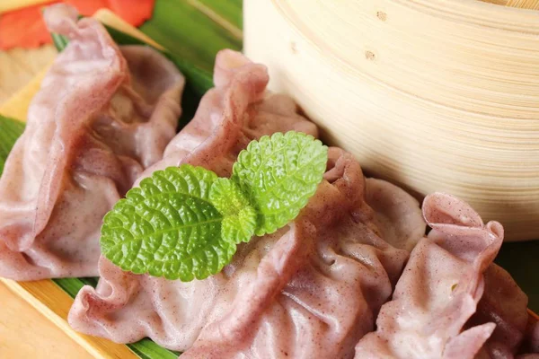 Riceberry pirinç lezzetli Çince buğulanmış hamur tatlısı